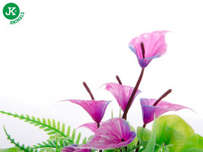JK ANIMALS Mix kvetov, akvarijná plastová rastlinka 14 cm | © copyright jk animals, všetky práva vyhradené