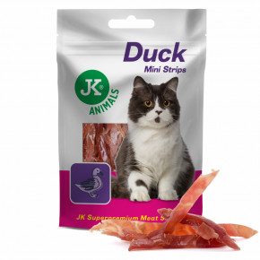 JK superpremium MEAT SNACK CAT DUCK STRIPS - sušené kačacie prúžky pre mačky | © copyright jk animals, všetky práva vyhradené