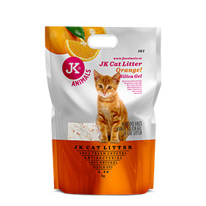 JK Litter Silica gel - orange 4,3 kg/10 l