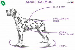 Sam 's Field Low Adult Salmon & Potato, hypoalergénne superprémiové granule pre dospelých psov všetkých plemien, 2,5 kg (Sams Field bez pšenice) © copyright jk animals, všetky práva vyhradené