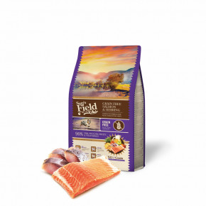 Sam's Field Grain Free Salmon & Herring, superprémiové granule pre psov všetkých veľkostí a plemien, 2,5 kg (Sams Field bez obilnín)