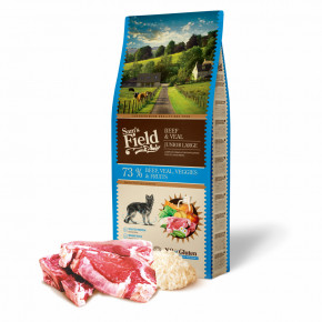 Sam's Field Gluten Free Beef & Veal Junior Large, superprémiové granule pre šteňatá a mladé psy veľkých a obrích plemien 13 kg (Sams Field bez lepku)
