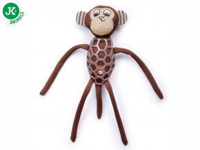 JK ANIMALS Opica s dlhými nohami, látková pískacia hračka s TPR prvkami | © copyright jk animals, všetky práva vyhradené