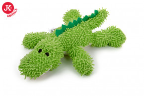 JK ANIMALS Plyšový krokodíl mop z jemného froté materiálu | © copyright jk animals, všetky práva vyhradené