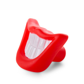 JK Vinylový úsmev – zuby 9 cm, vinylová (gumová) hračka