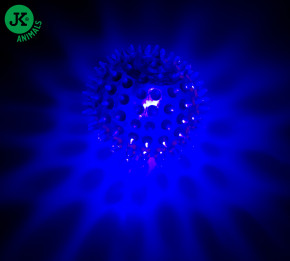 JK ANIMALS LED TPR loptička s pichliačmi modrá | © copyright jk animals, všetky práva vyhradené