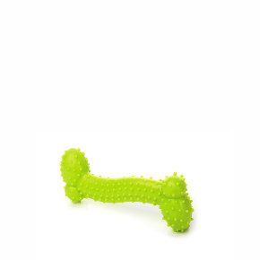 JK TPR - kosť zelená, odolná (gumová) hračka z termoplastickej gumy
