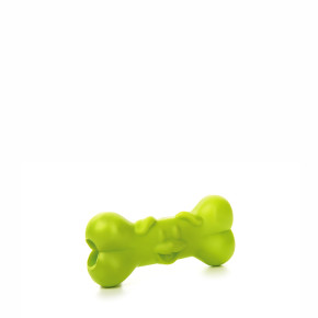 JK TPR - kosť pes zelená, odolná (gumová) hračka z termoplastickej gumy