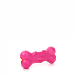 JK TPR - kosť pes ružová, odolná (gumová) hračka z termoplastickej gumy