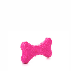 JK TPR - Ružová kosť, odolná (gumová) hračka z termoplastickej gumy