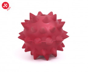 JK ANIMALS hračka z tvrdé gumy Míč ježek červený | © copyright jk animals, všechna práva vyhrazena