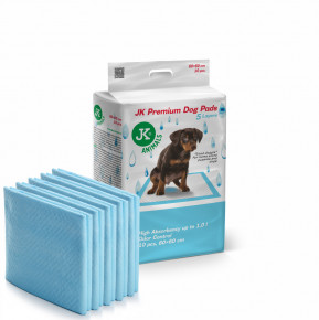 JK ANIMALS Premium Dog Pads 60 × 60 cm, 10 ks - plienky (podložky) pre psov a šteňatá | © copyright jk animals, všetky práva vyhradené