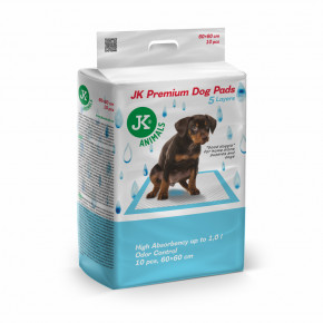 JK ANIMALS Premium Dog Pads 60 × 60 cm, 10 ks - plienky (podložky) pre psov a šteňatá | © copyright jk animals, všetky práva vyhradené