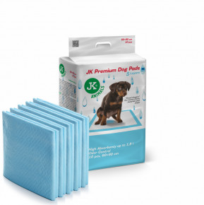 JK ANIMALS Premium Dog Pads 60 × 90 cm, 10 ks - plienky (podložky) pre psov a šteňatá | © copyright jk animals, všetky práva vyhradené