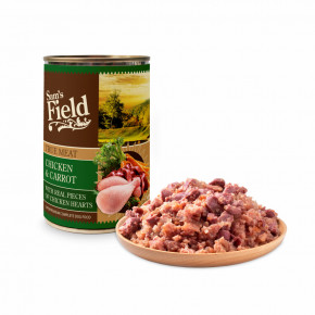 Sam's Field True Chicken Meat & Carrot, superprémiová konzerva, 400 g (Sams Field)