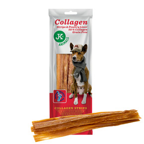 Kolagénové črievka s pečeňou, kolagénová maškrta pre psov s obsahom 50 % kolagénu, 60 g