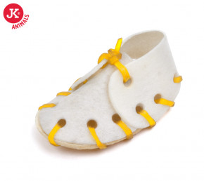 JK DOG Bílá bota kůže malá | © copyright jk animals, všechna práva vyhrazena