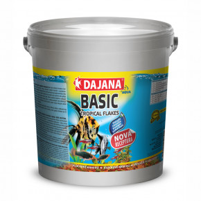 Dajana Basic Tropical Flakes, vločky, 4 kg – veľké balenie pre pestovanie