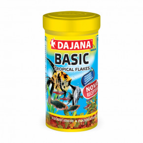 Dajana Basic Tropical Flakes, vločky – krmivo, 500 ml