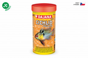 Dajana Cichlid pellets, krmivo (granule) pre ryby 1 000 ml, 3 mm | © copyright jk animals, všetky práva vyhradené