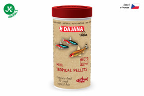 Dajana Mini Tropical Pellets 250 ml | © copyright jk animals, všetky práva vyhradené