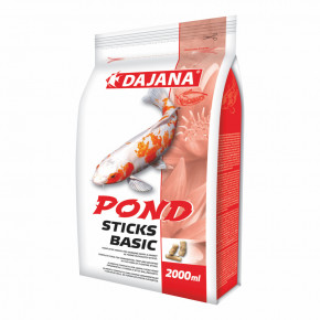 Dajana – Pond sticks basic, krmivo (granule) pre ryby 2 l, sáčok