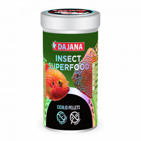 Dajana ISF Cichlid Pellets, pelety – krmivo, 1 l (insect superfood)