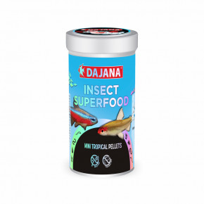 Dajana ISF Mini Tropical Pellets, pelety – krmivo, 100 ml (insect superfood)