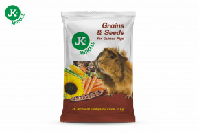 JK ANIMALS Zrniny a semienka pre morčatá, 1 kg, kompletné krmivo pre morčatá © copyright jk animals, všetky práva vyhradené