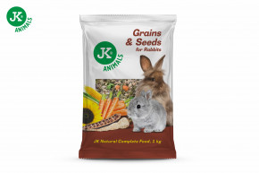 JK ANIMALS Zrniny a semienka, 1 kg, kompletné krmivo pre králiky © copyright jk animals, všetky práva vyhradené