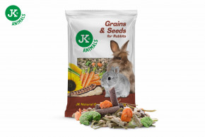 JK ANIMALS Zrniny a semienka, 1 kg, kompletné krmivo pre králiky © copyright jk animals, všetky práva vyhradené