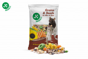 JK ANIMALS Zrniny a semienka, 1 kg, kompletné krmivo pre myši, krysy a potkany © copyright jk animals, všetky práva vyhradené