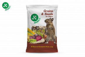 JK ANIMALS Zrniny a semienka, 1 kg, kompletné krmivo pre osmáky © copyright jk animals, všetky práva vyhradené