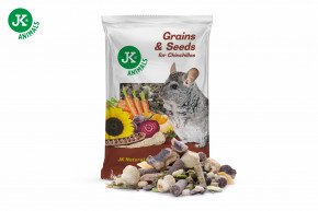JK ANIMALS Zrniny a semienka, 1 kg, kompletné krmivo pre činčily © copyright jk animals, všetky práva vyhradené