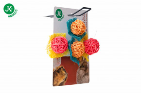 JK ANIMALS, hračka ratanové gule s lufa hubou, 4 kusy, 6 cm, hračka pre hlodavce © copyright jk animals, všetky práva vyhradené