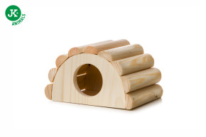 JK ANIMALS, drevené iglu z masívu pre myšky, 12×11×7,5 cm © copyright jk animals, všetky práva vyhradené