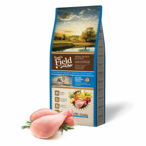 13 kg, Sam's Field Low Grain 4300 Power Chicken & Potato, superprémiové granule, (Sams Field bez bez pšenice)