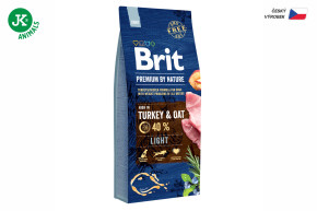 Brit Premium by Nature Light 15 kg © copyright jk animals, všetky práva vyhradené