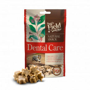 Sam's Field Natural Snack Dental Care, funkčná masová polovlhká mäkká maškrta pre psov, 200 g (Sams Field polovlhká maškrta)