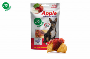 JK ANIMALS, kačacie wrap s jablkom, mäsová maškrta, 80 g © copyright jk animals, všetky práva vyhradené