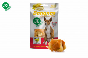 JK ANIMALS, kuracie wrap s banánom, mäsová maškrta, 80 g © copyright jk animals, všetky práva vyhradené