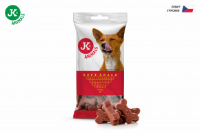 JK ANIMALS Soft Snack - šunkové kocky, polovlhká maškrta 70 g | © copyright jk animals, všetky práva vyhradené