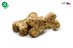 JK ANIMALS, Mini mäsová kosť natural s koreňom púpavy (0,5%), 1ks (prírodná maškrta)