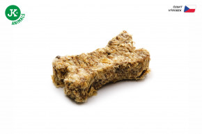 JK ANIMALS, mini mäsová kosť natural s koreňom púpavy (0,5 %), 1kg cca 47 ks v boxe © copyright jk animals, všetky práva vyhradené