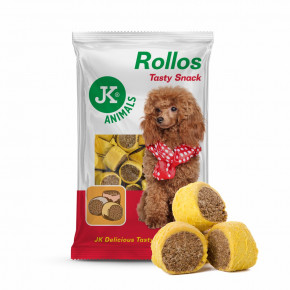 Rollos Tasty Snack Poultry, hydinové rollos, pečená maškrta pre psov, 500 g