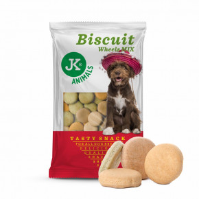 JK Animals Biscuit - Wheel Mix - Tasty Snack 500 g | © copyright jk animals, všetky práva vyhradené