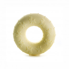 TPR Light krúžok z termoplastickej gumy a EVA peny, 7 cm, žltý