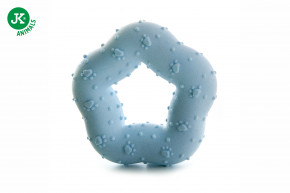 TPR Light hviezda z termoplastickej gumy a EVA peny, 7,5 cm, modrá © copyright jk animals, všetky práva vyhradené