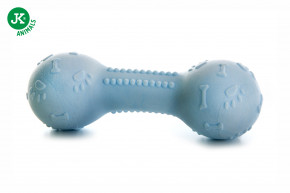 TPR Light činka z termoplastickej gumy a EVA peny, 12 cm, modrá © copyright jk animals, všetky práva vyhradené