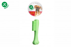 TPR Light hrebeň z termoplastickej gumy a EVA peny, 14 cm, zelený © copyright jk animals, všetky práva vyhradené